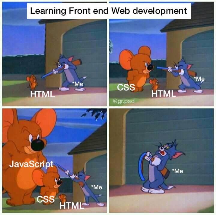 Learning Frontend Web Development  CRAMEMS MEMES