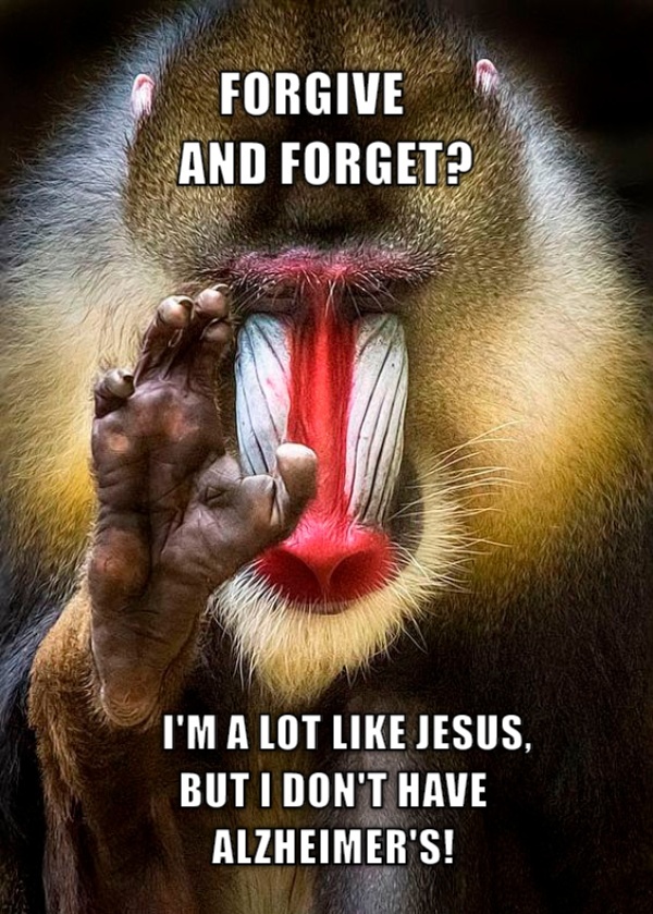 Forgive all ...but forget none. Otherwise, you'll commit the same mistakes, again and again. CRAMEMS MEMES