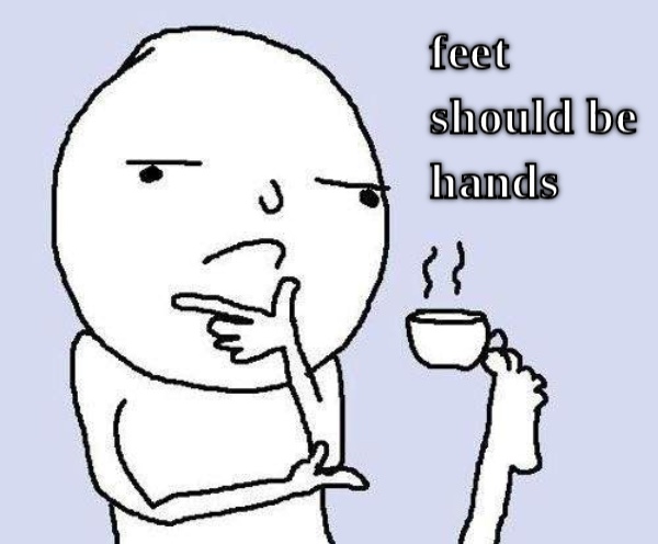 feet and hands  CRAMEMS MEMES
