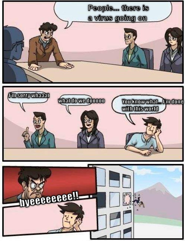 When people realized covid-19 was a thing RELATIBLE!! CRAMEMS MEMES