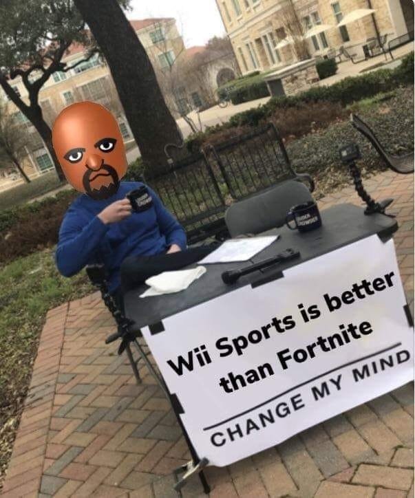 Wii Sport Vs Fortnite  CRAMEMS MEMES