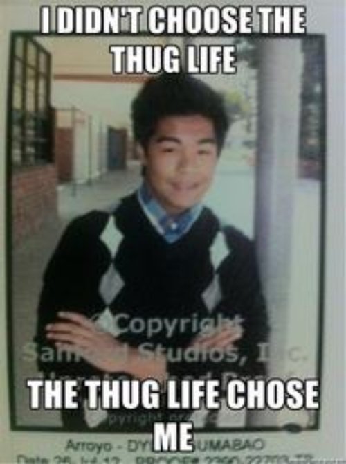 Thug Life Memes Thug life is a care free life of living however someone likes. CRAMEMS MEMES