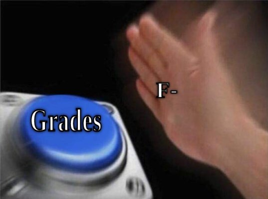 F- What my grades be like CRAMEMS MEMES